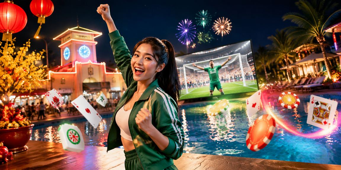 Nhóm bạn tại Hồ Chí Minh chơi bài trong không khí lễ hội Tết Nguyên Đán